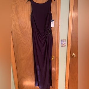 NWT Chaps Formal Purple Dress Size 6